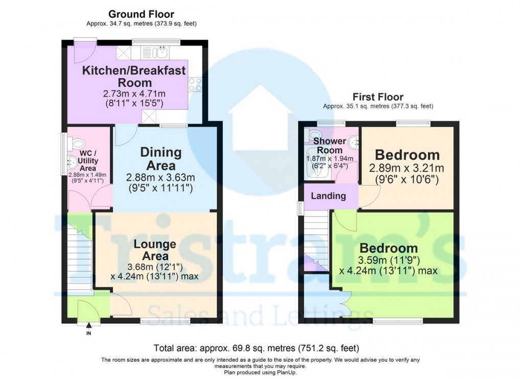 Floorplan for Nottingham Road, Giltbrook