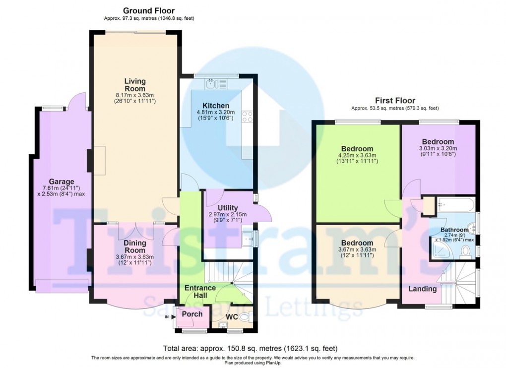 Floorplan for Thoresby Road, Bramcote