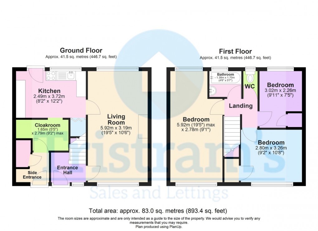 Floorplan for Longden Close, Bramcote