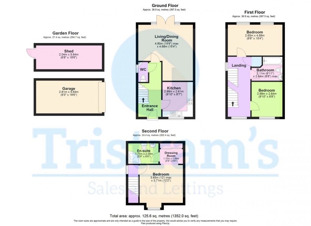 Floorplan for Palmerston Road, Ilkeston