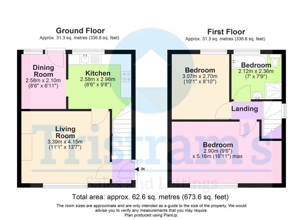 Floorplan for Aston Avenue, Beeston