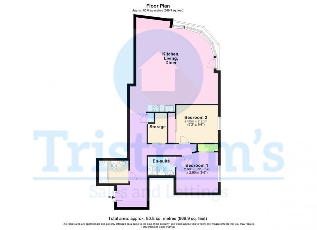 Floorplan for The Pictureworks, Queens Road