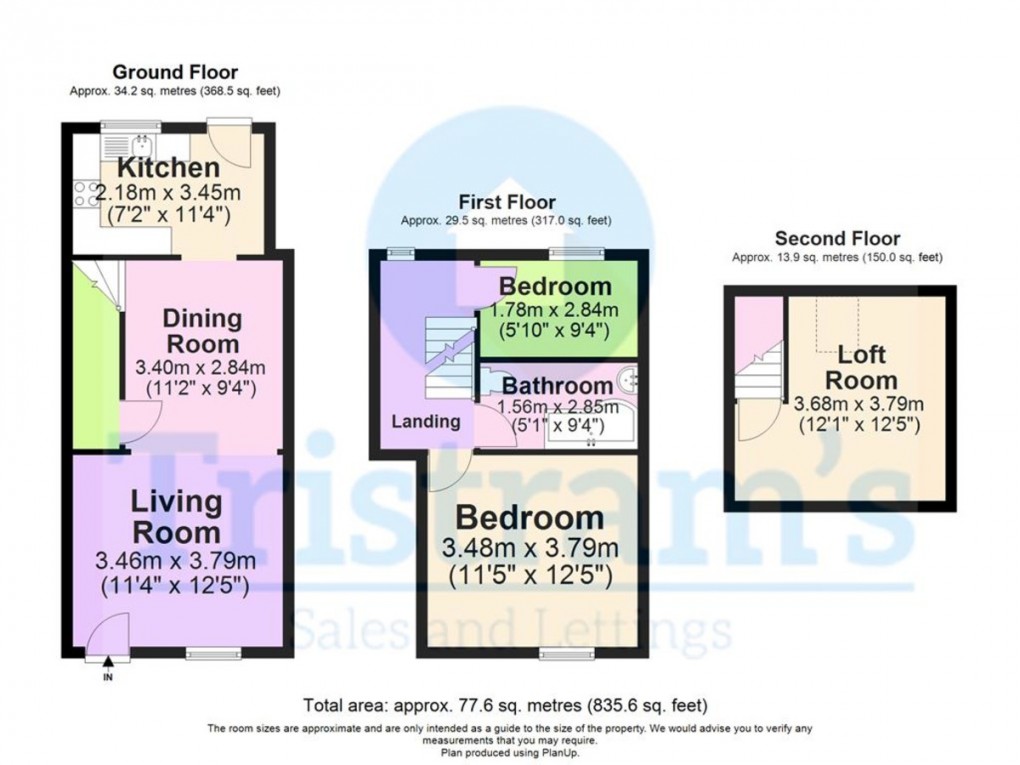 Floorplan for Washdyke Lane, Hucknall