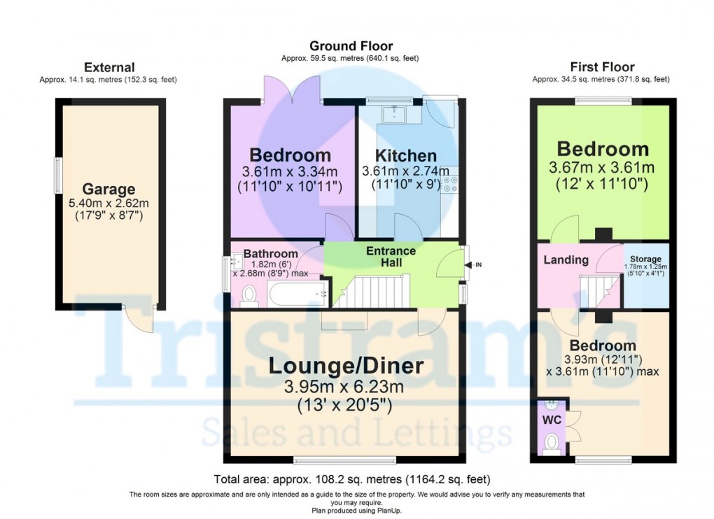 Floorplan for Blake Road, Stapleford
