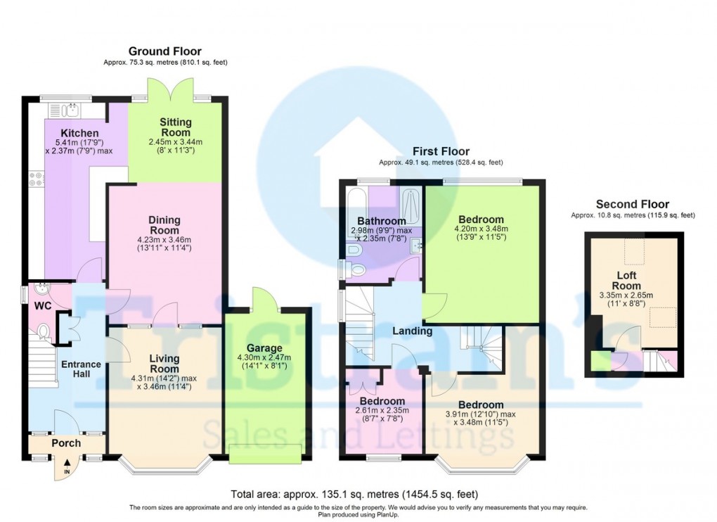 Floorplan for Harrow Road, Wollaton