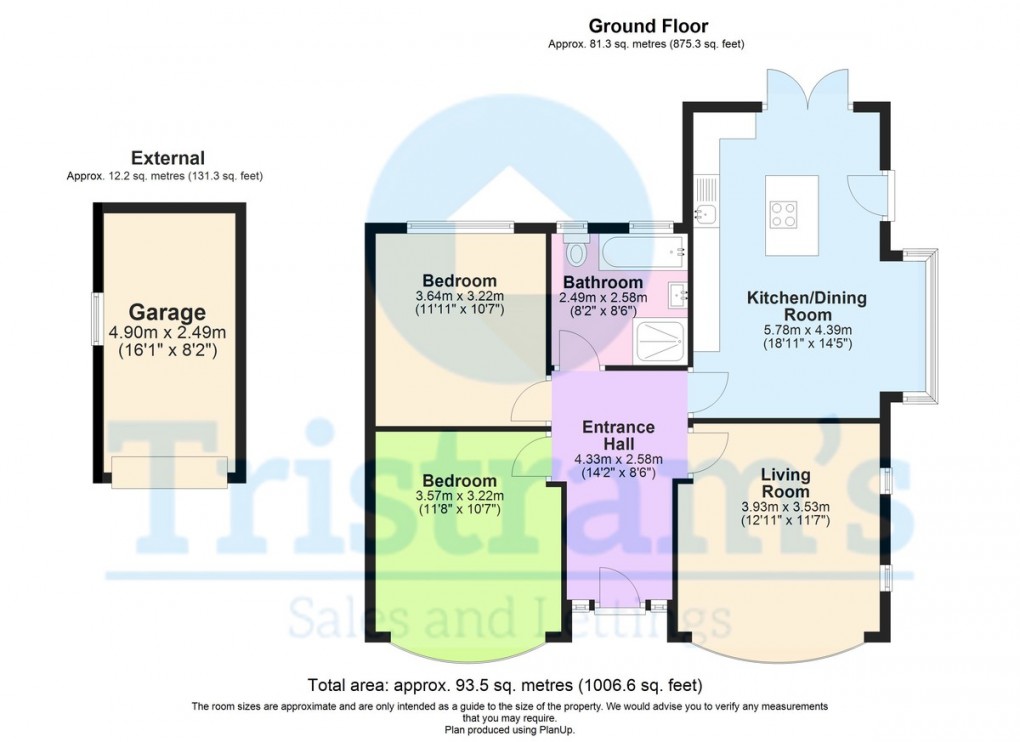 Floorplan for Valmont Road, Bramcote