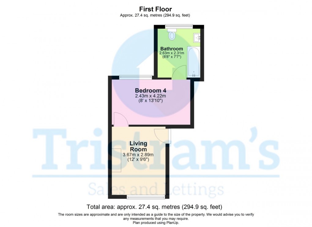 Floorplan for 84 Boundary Road, Beeston