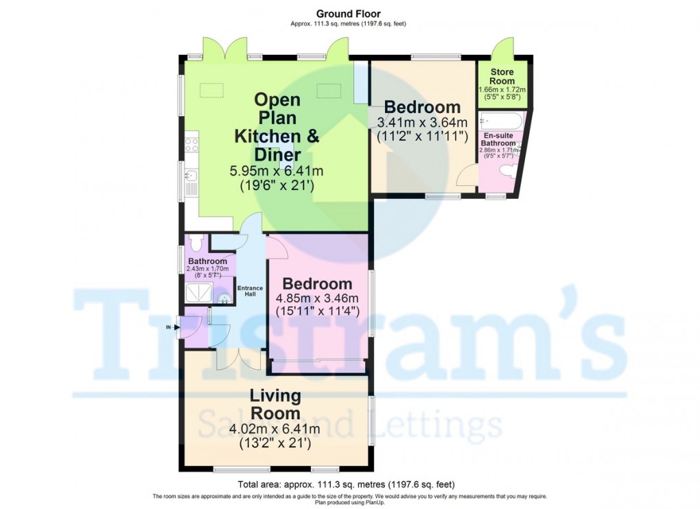 Floorplan for Heather Rise, Beeston
