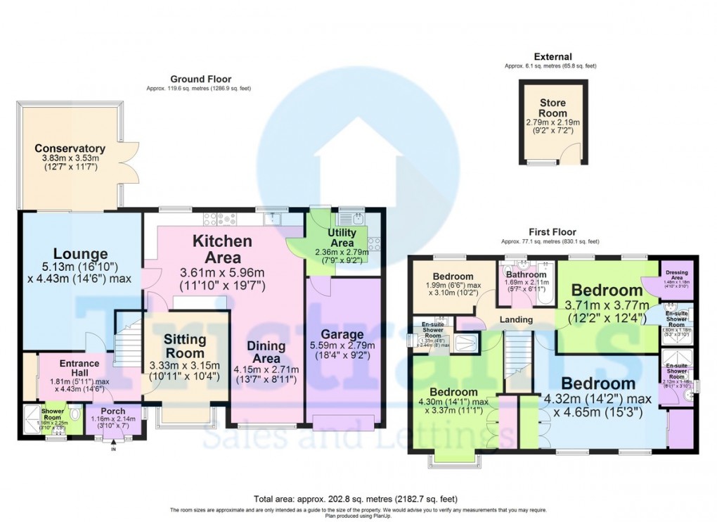 Floorplan for Holborn Close, Nuthall