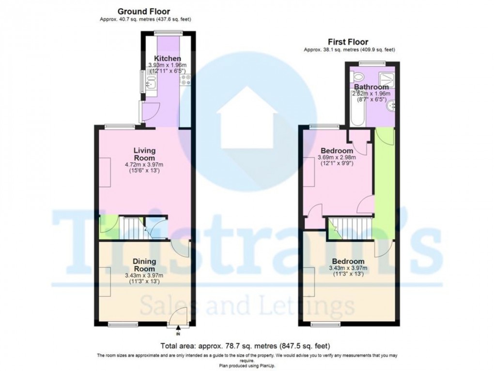 Floorplan for Sandford Avenue, Long Eaton