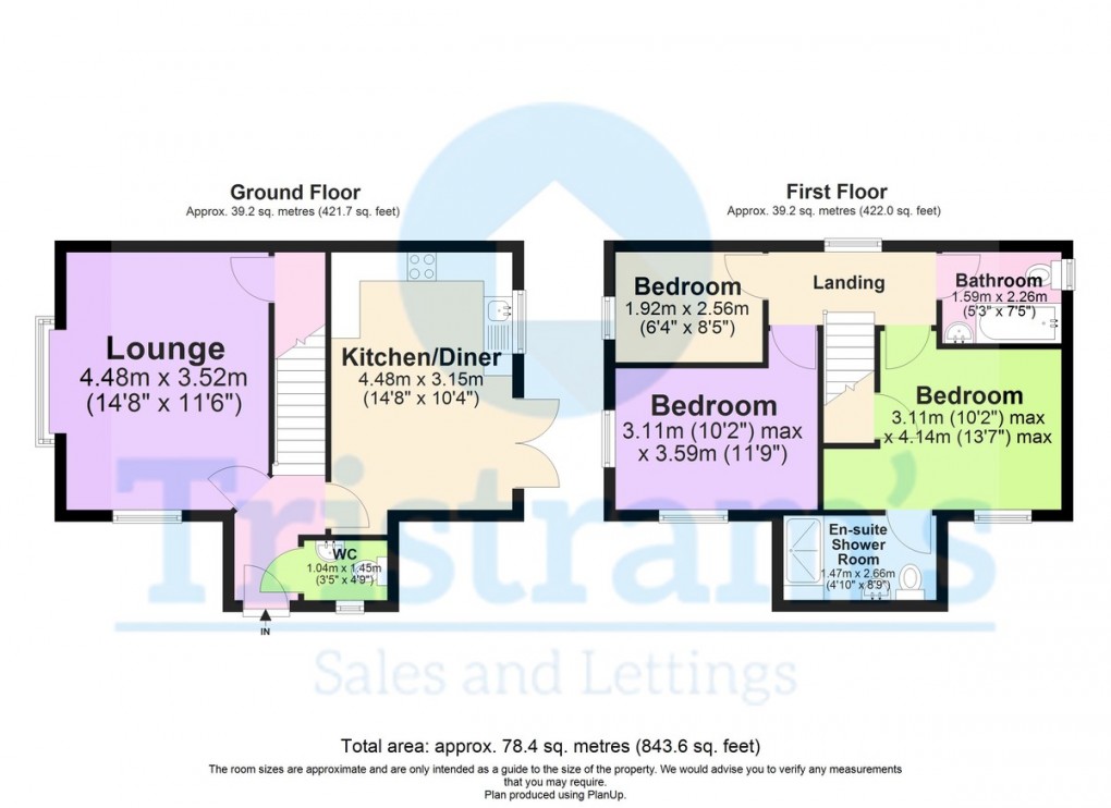 Floorplan for Plot 40 - The Weaver, Sidings Lane, Bramcote