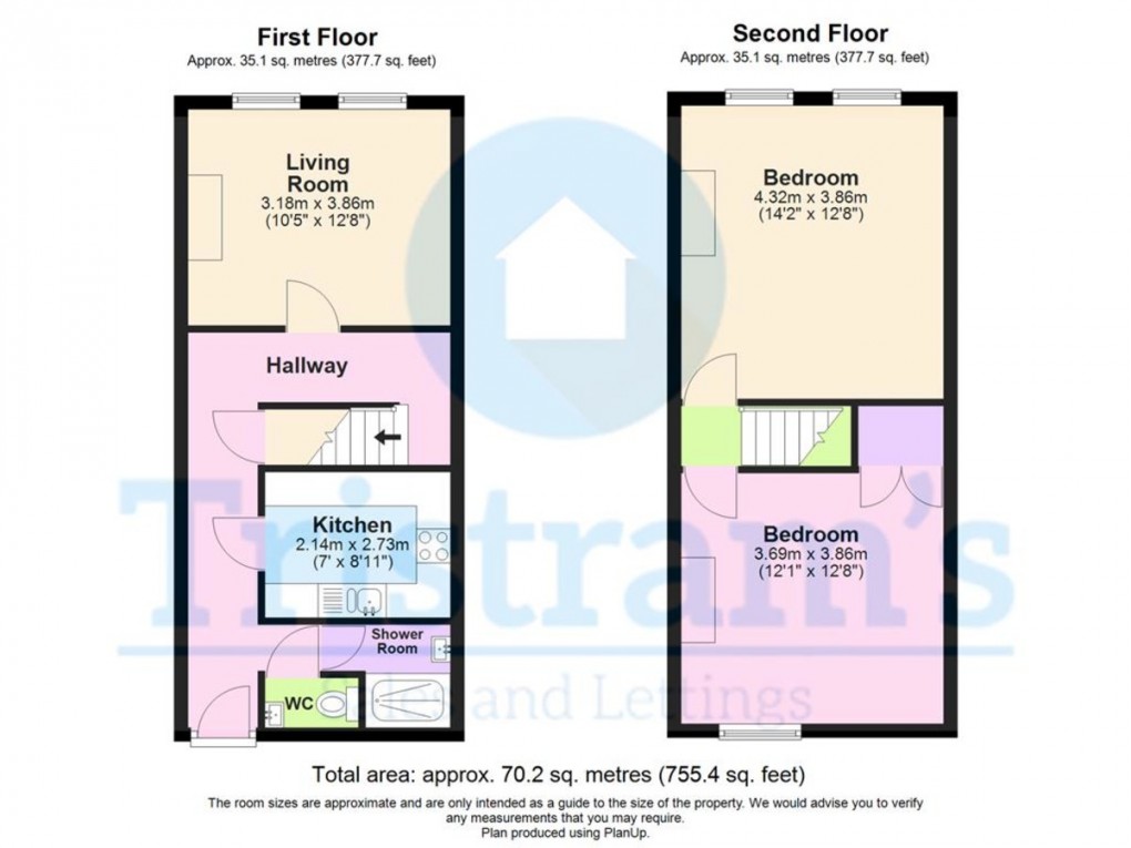 Floorplan for Radford Road, Hyson Green