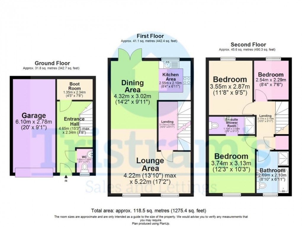 Floorplan for Slater Way, Ilkeston