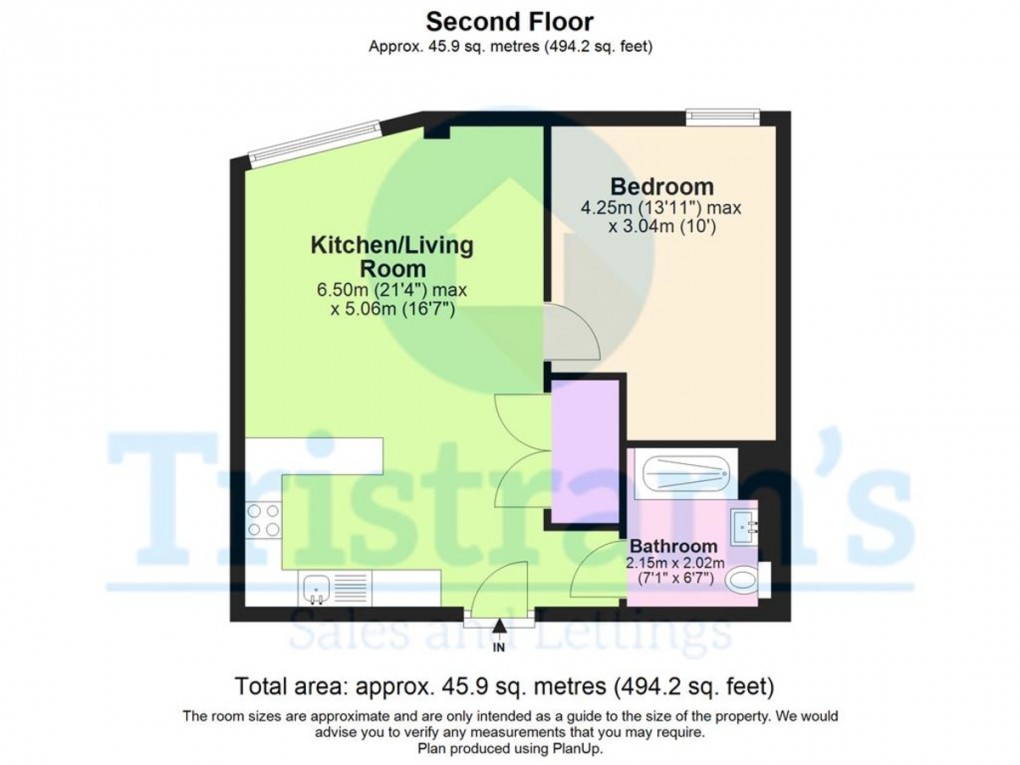 Floorplan for John Street, Silk Yard