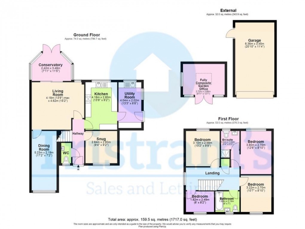 Floorplan for Torvill Drive, Wollaton