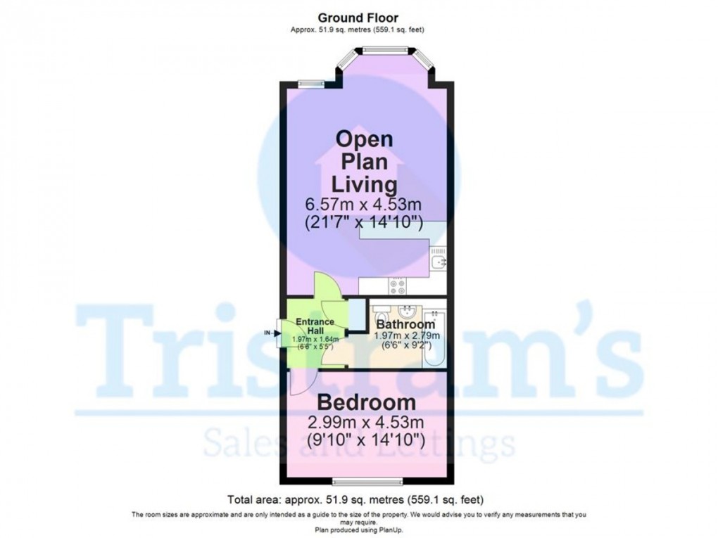 Floorplan for The Old Vicarage, Swinburne Street