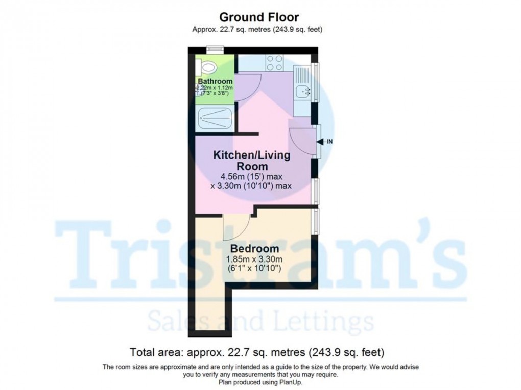 Floorplan for Beeston, Nottingham