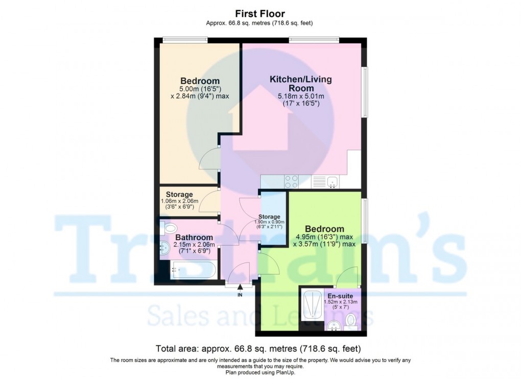 Floorplan for Silk Yard, Mulberry House
