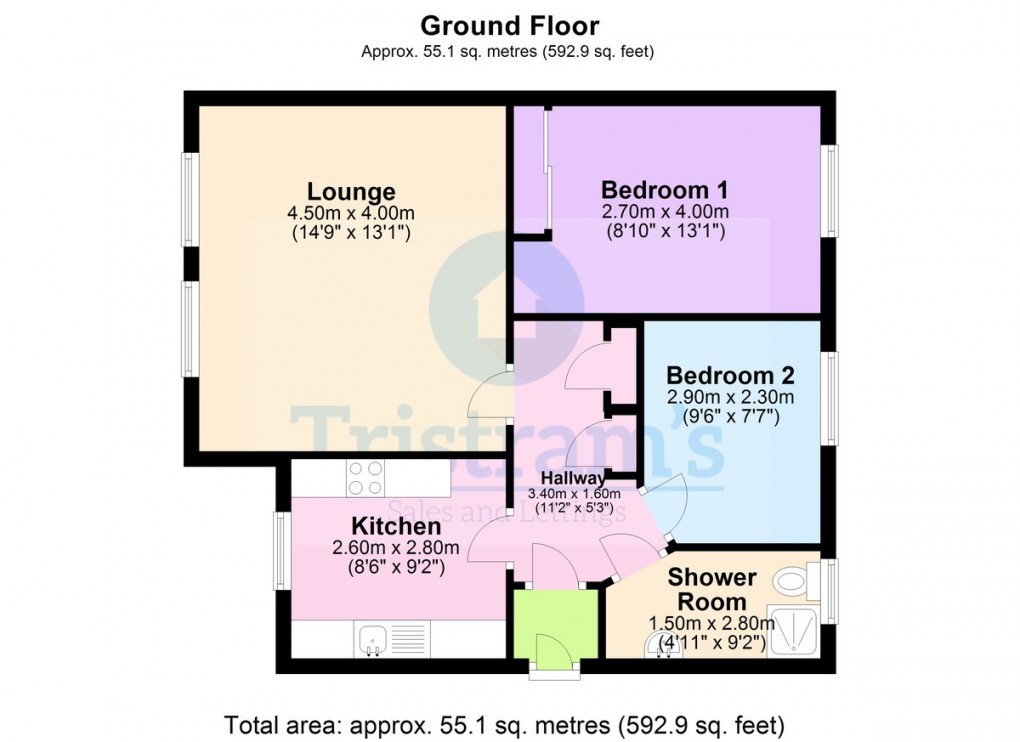 Floorplan for Sheridan Way, Sherwood