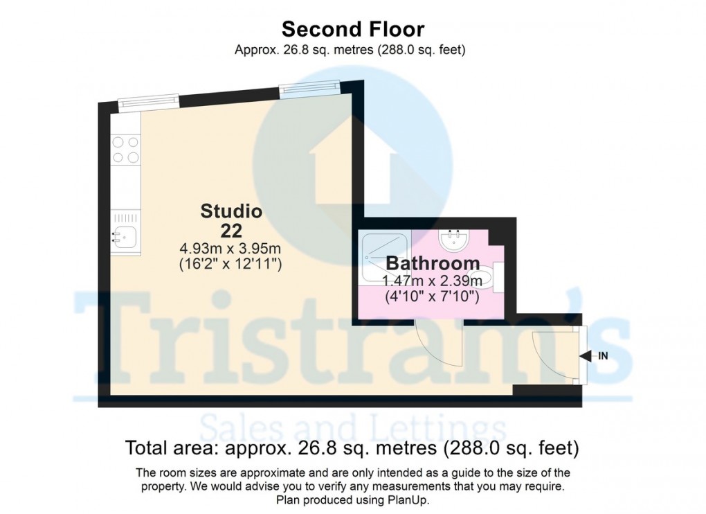 Floorplan for Victoria Street, Derby City Centre