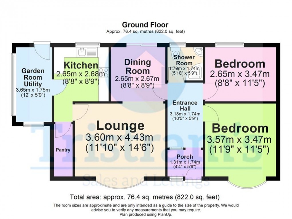 Floorplan for Dalby Square, Wollaton