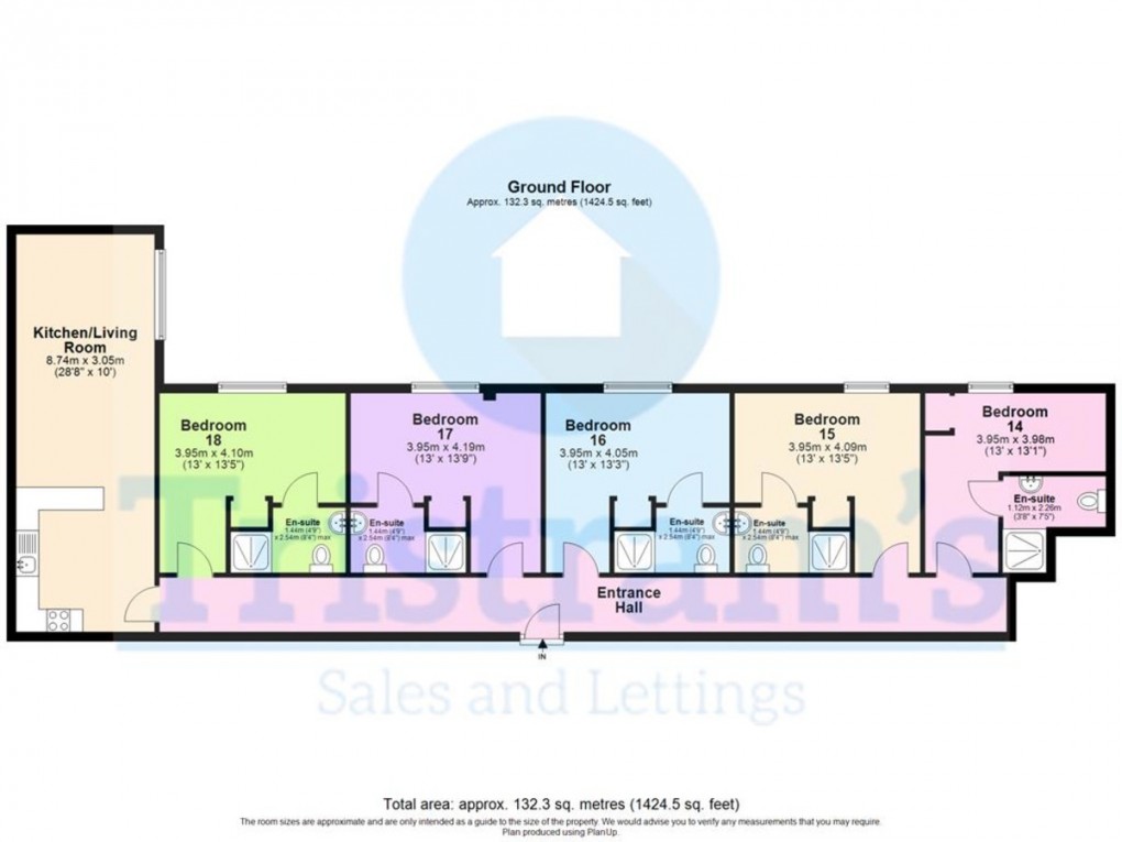 Floorplan for 5Bed, 5Bath - Broadgate, Beeston