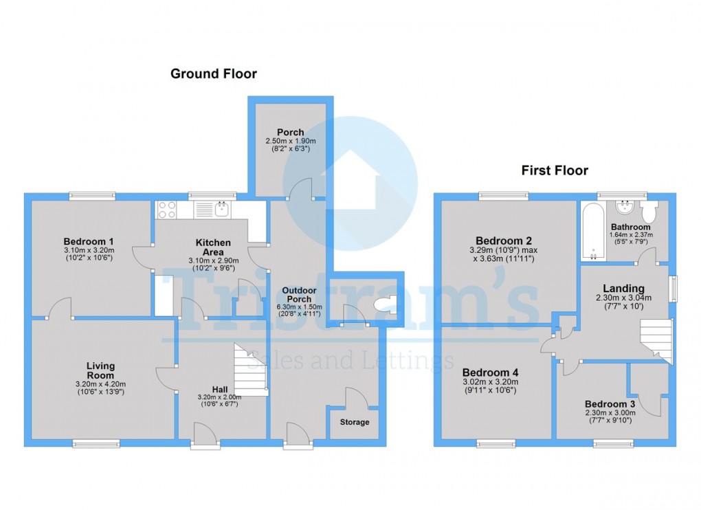 Floorplan for Shelley Avenue, Clifton