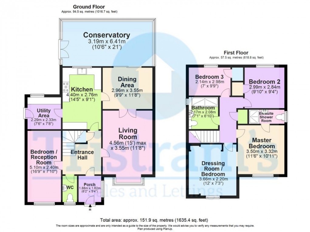 Floorplan for Kew Gardens, Nuthall
