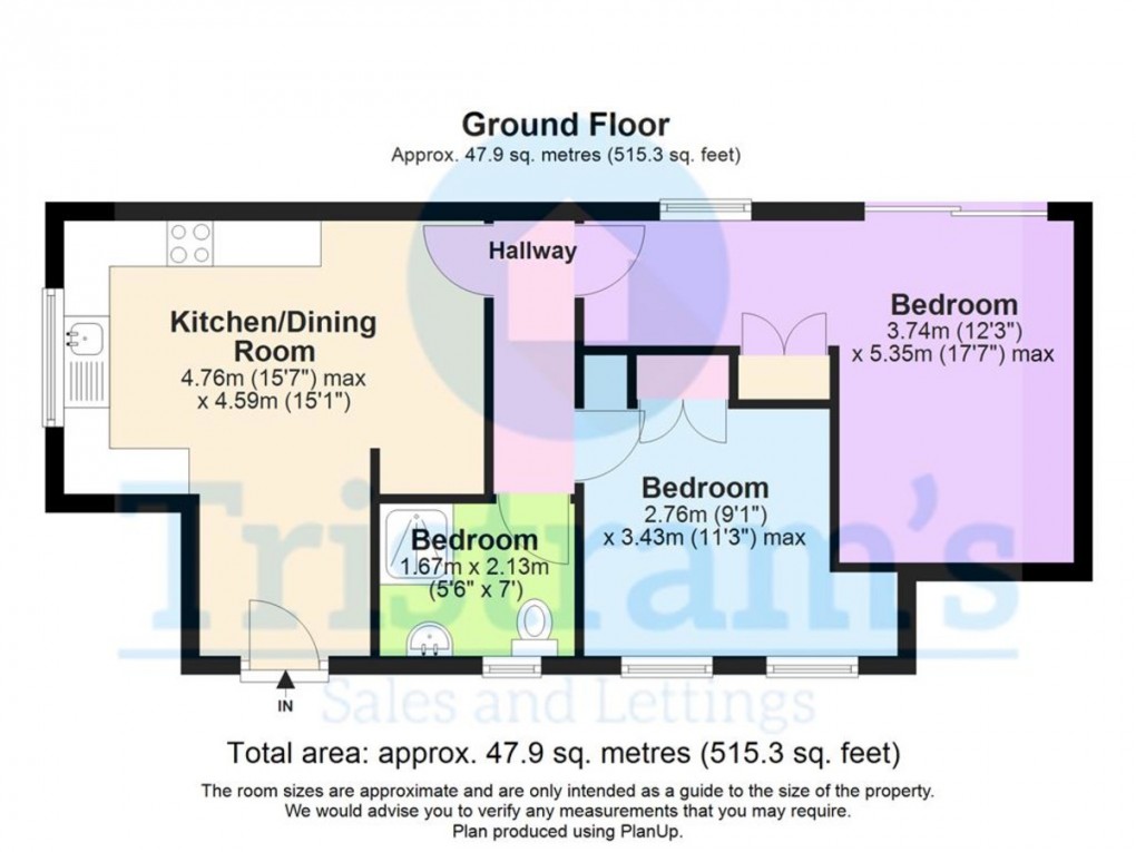 Floorplan for BILLS INCLUDED! Mansfield Road, Arboretum