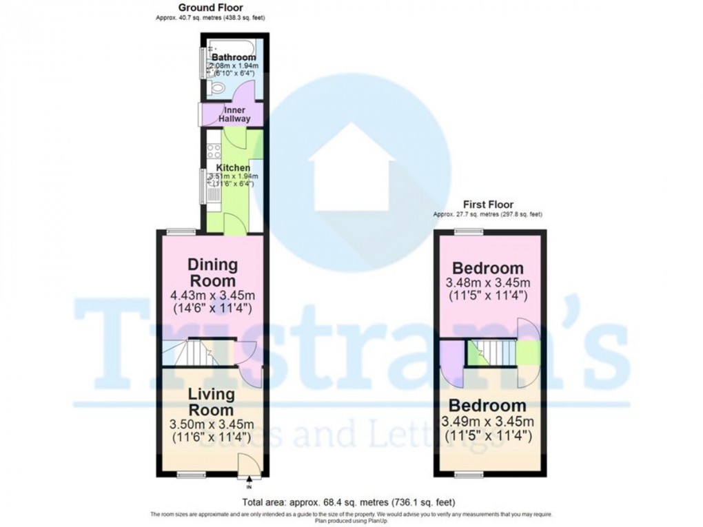 Floorplan for Warwick Street, Nottingham