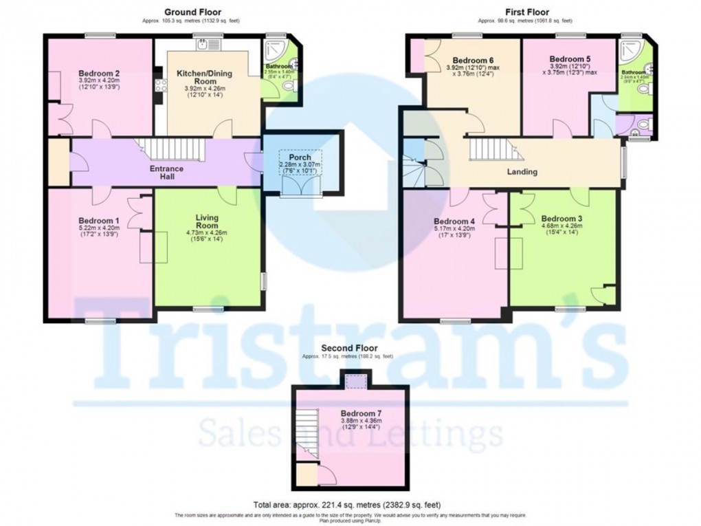 Floorplan for Talbot Street, City Centre