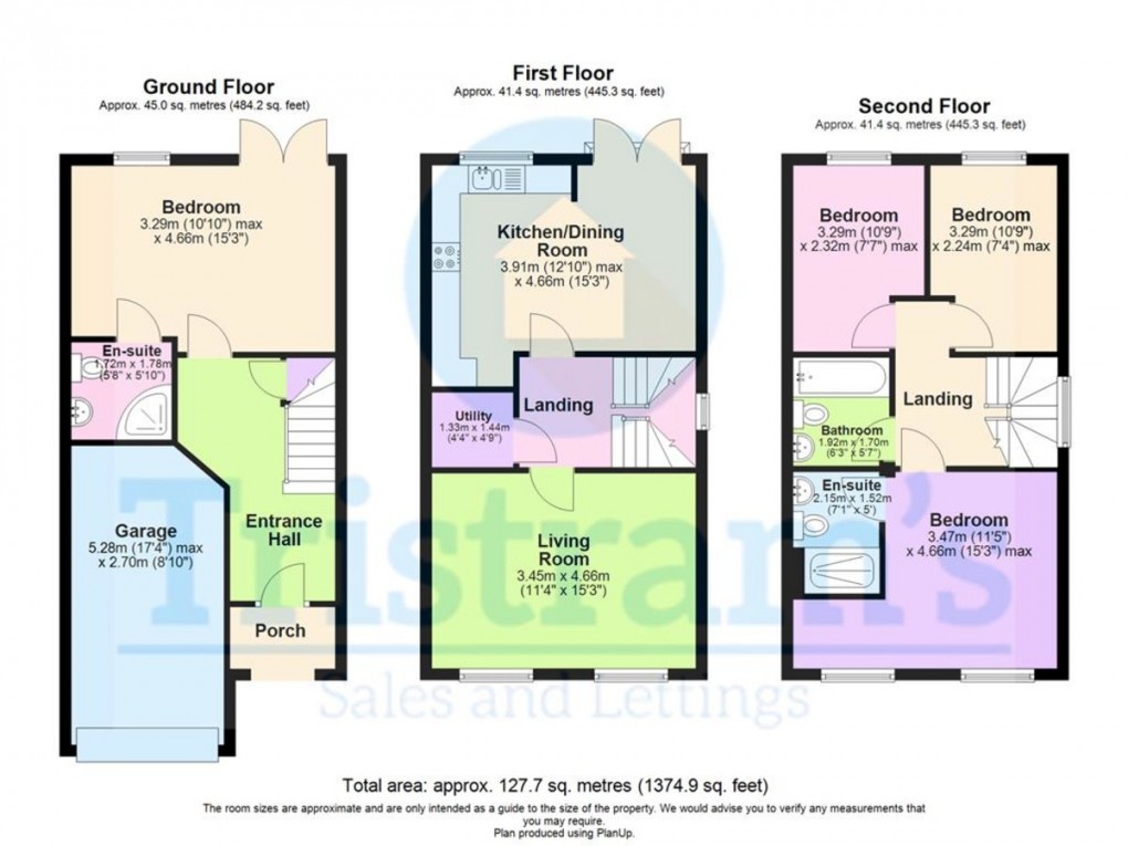 Floorplan for Marvyn Close, Bulwell
