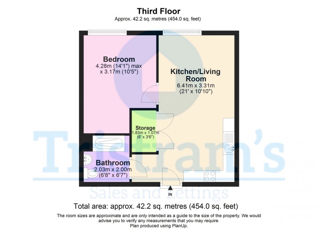 Floorplan for CITY APARTMENT Silk Yard, Derby