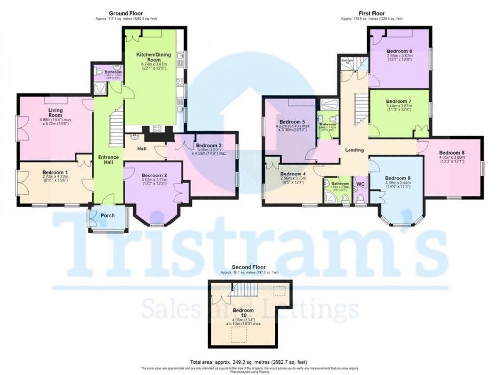 Floorplan for Talbot Street, City Centre