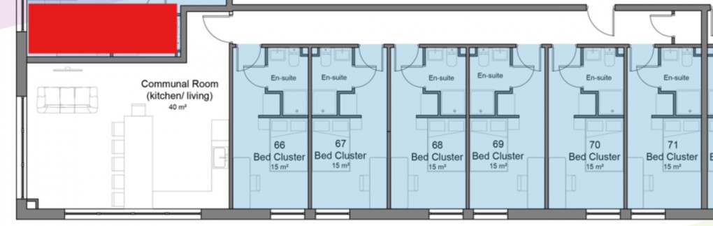Floorplan for Broadgate, Beeston