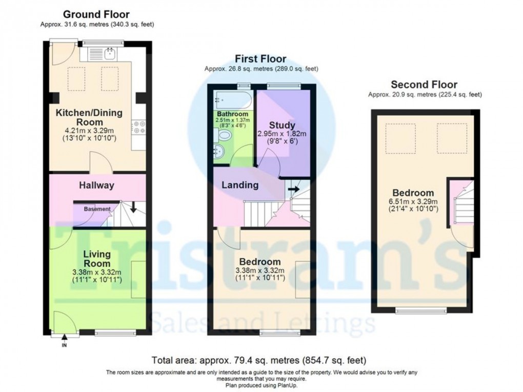 Floorplan for Cycle Road, Nottingham