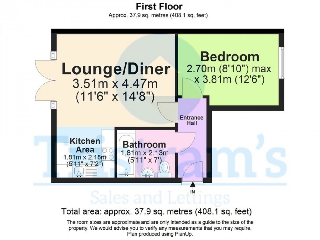 Floorplan for Brindley Court, Egerton Road