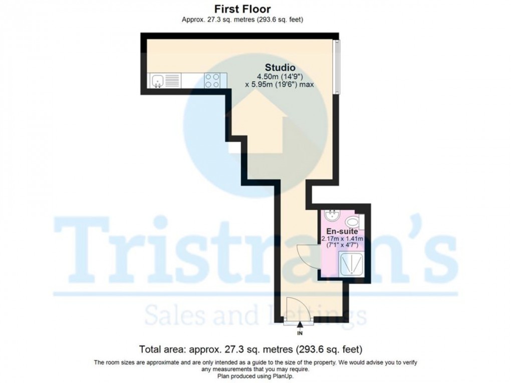 Floorplan for Professional Studios Bills Inclusive | Talbot Street