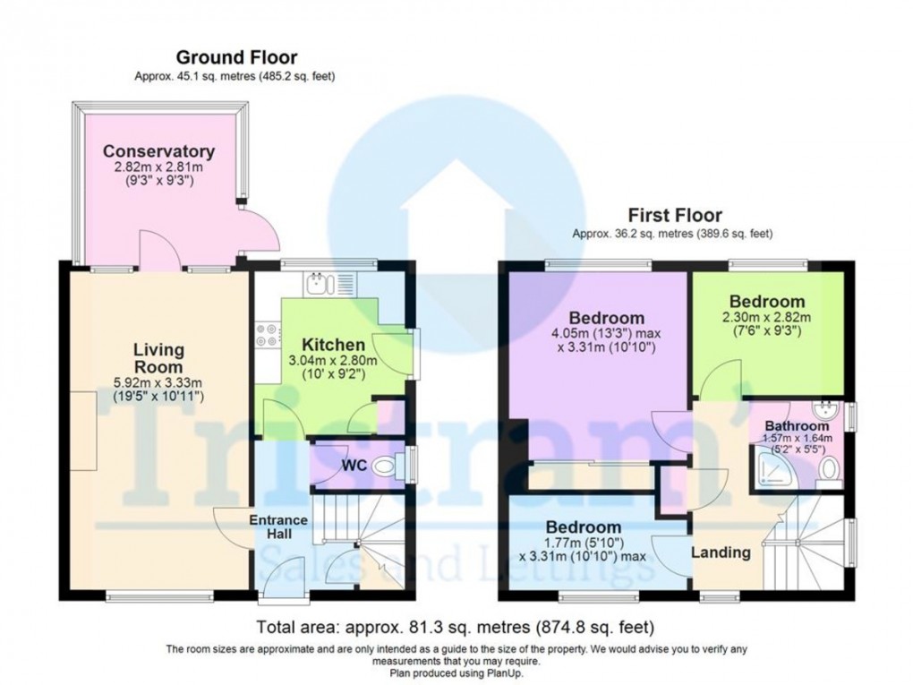 Floorplan for Larchdene Avenue, Wollaton