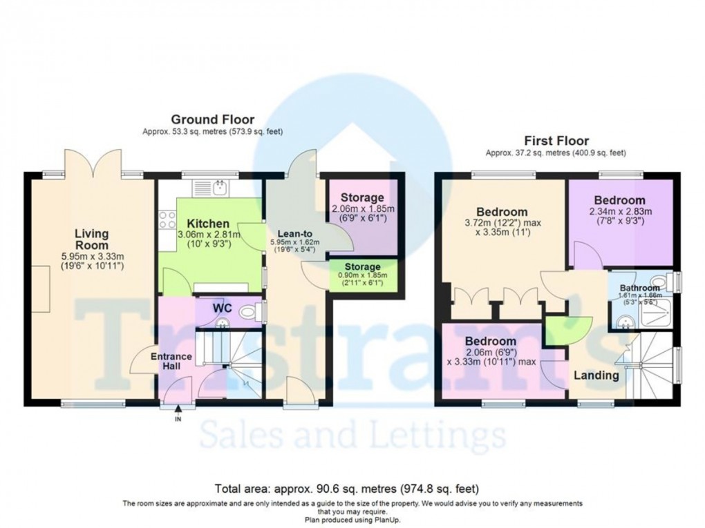 Floorplan for Wollaton Vale, Nottingham