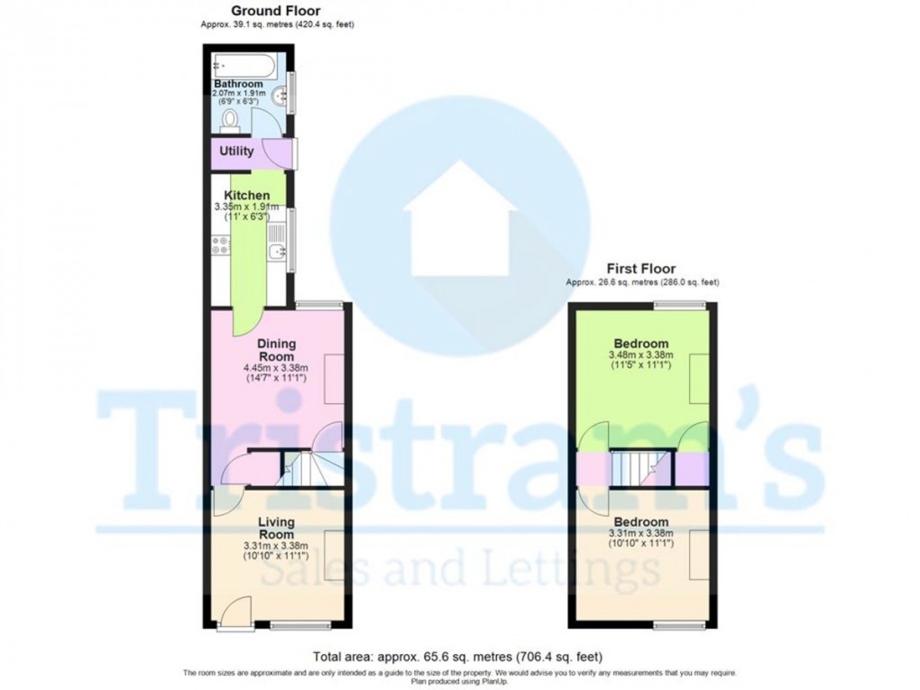 Floorplan for Hazelwood Road, Nottingham