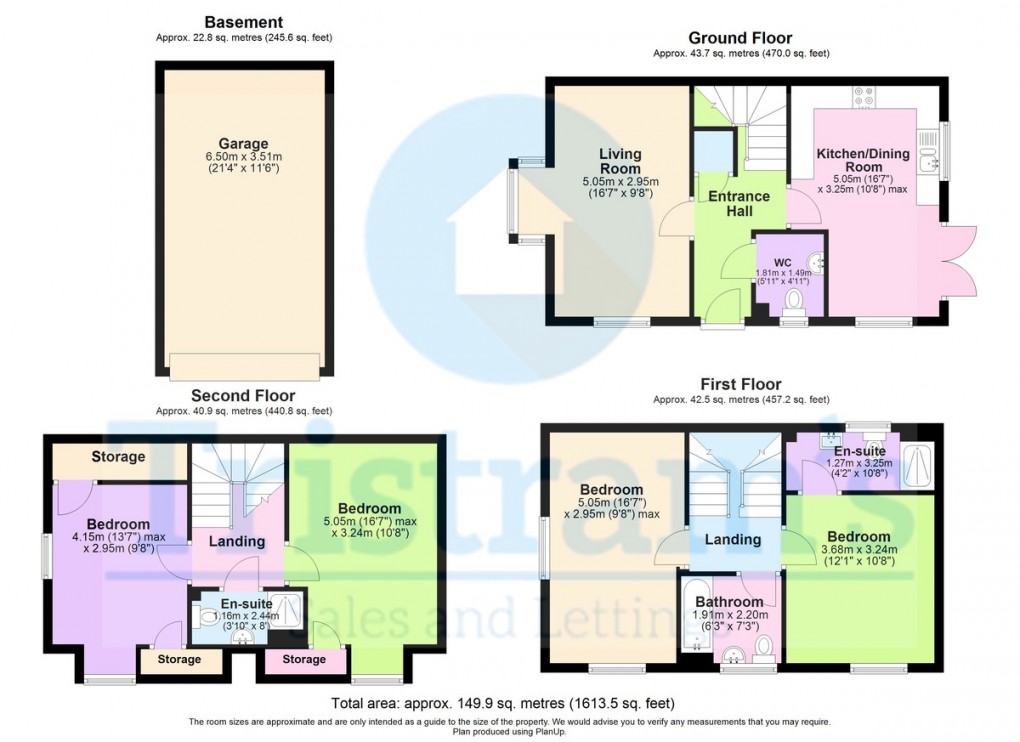 Floorplan for Plot 60 - The Oldbury, Sidings Lane, Coventry Lane