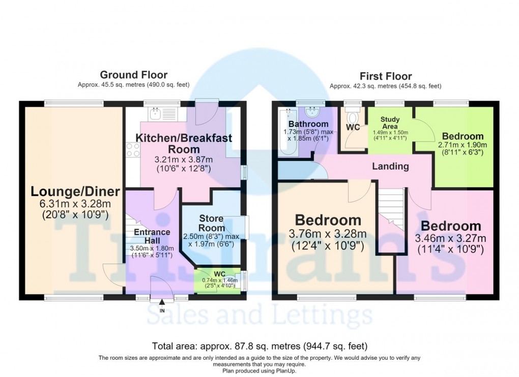 Floorplan for The Vista, Stapleford