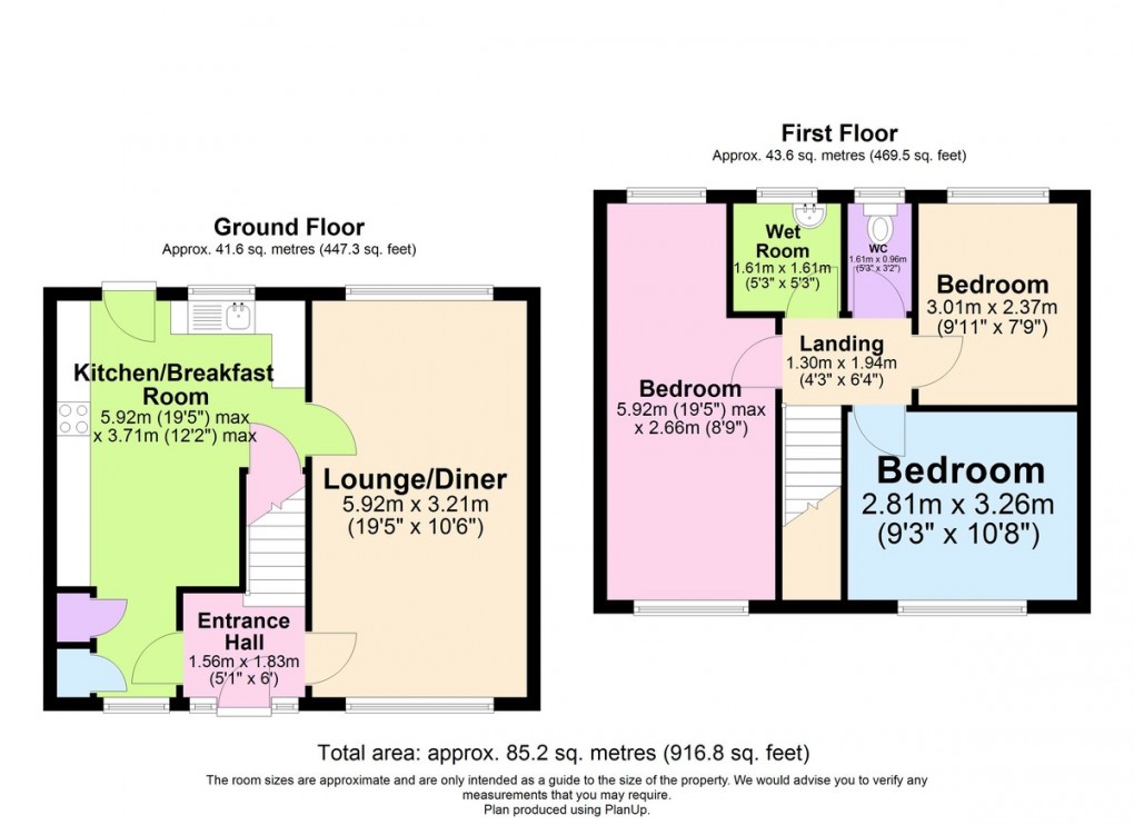 Floorplan for The Mount, Stapleford