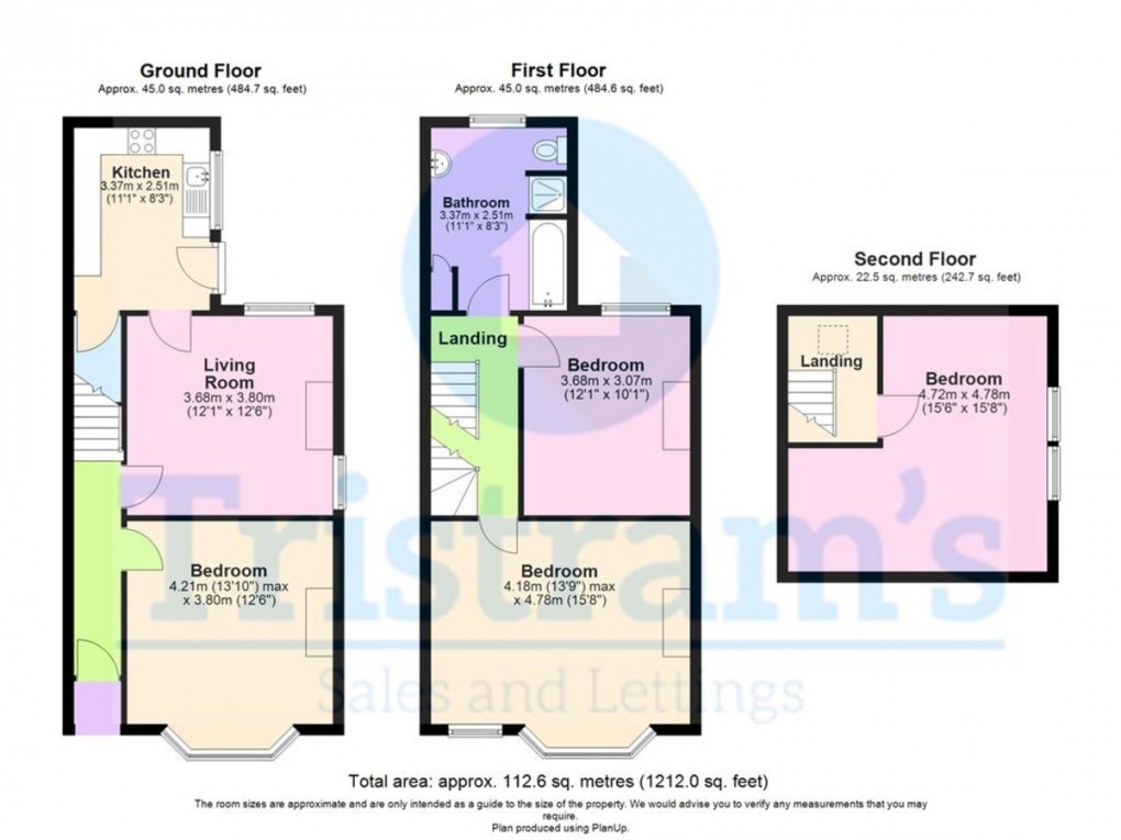 Floorplan for Lenton, Nottingham