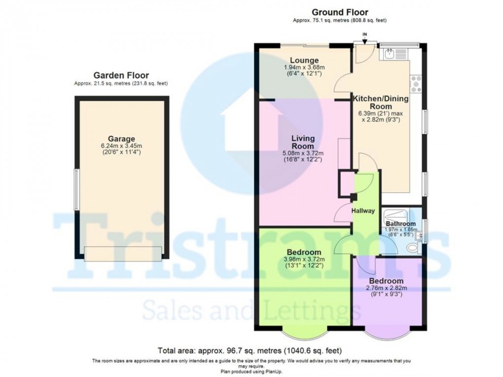 Floorplan for Bankfield Drive, Spondon