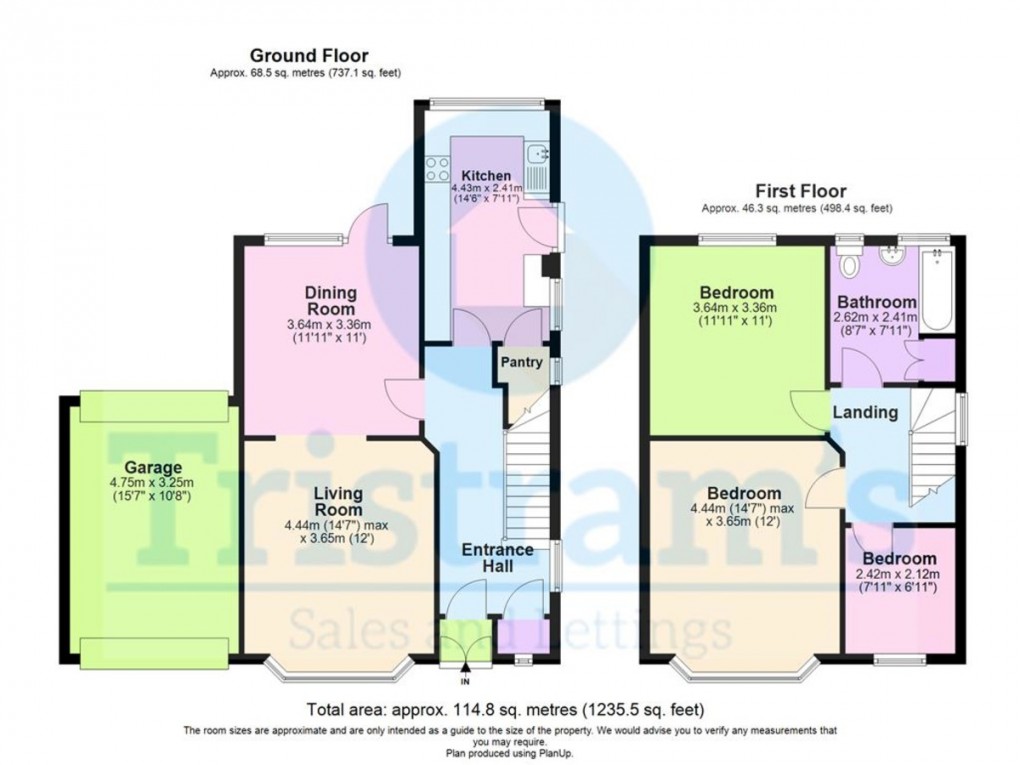 Floorplan for Aspley Park Drive, Aspley