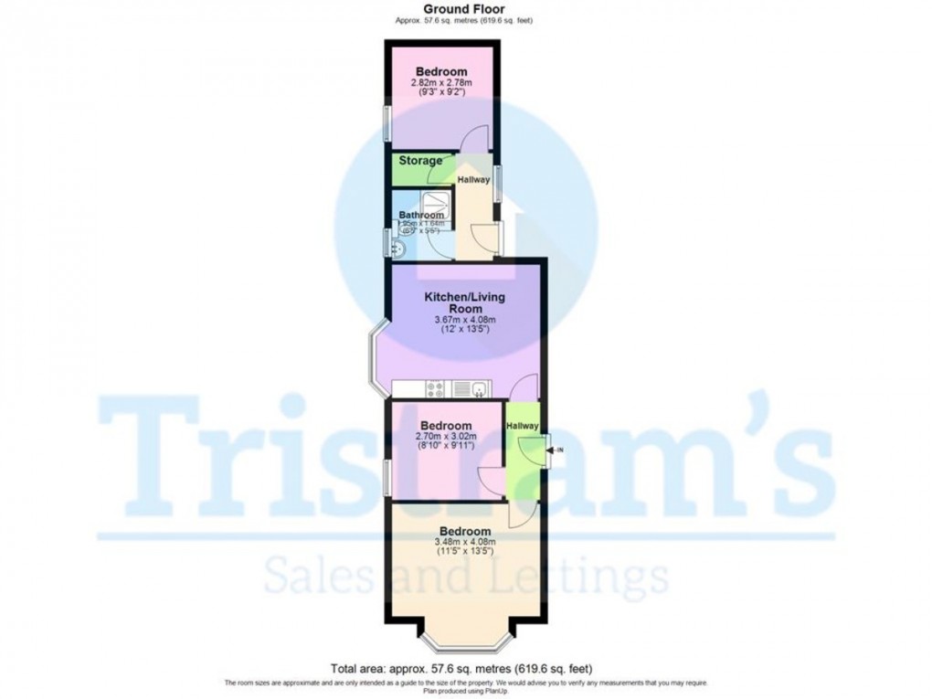 Floorplan for Loughborough Road, West Bridgford