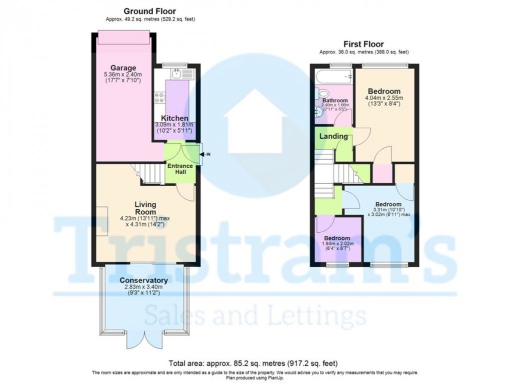 Floorplan for Cyril Avenue, Nottingham