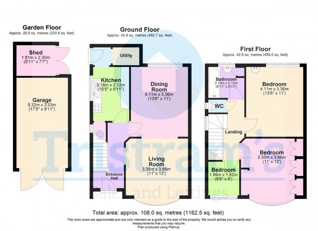 Floorplan for Park Road, Bramcote